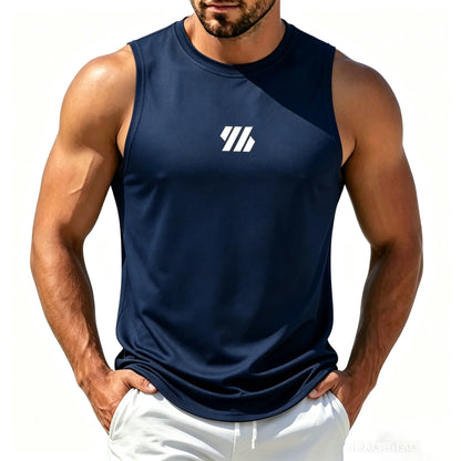 Men's Casual Fitness Tank Top. .  Sportswear Sleeveless Shirt. Mesh Breathable Tops.  Sports Vest Undershirt Mens sizing has to go UP 2 (TWO) SIZES for USA and EURO  SIZING.  NO RED Available!!!!