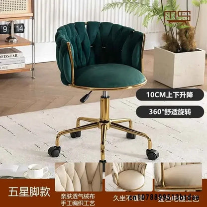 Pretty Vanity  Chair for Girls Bedroom,  Makeup Chair,  Girls Bathroom.  ,,Comfortable for Long Periods of Time,, Backrest,  Lift Swivel Chair