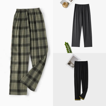 Pajama Pants.  Men's Summer wear.  Thin  and Loose in Large Size Trousers.  Home Pants