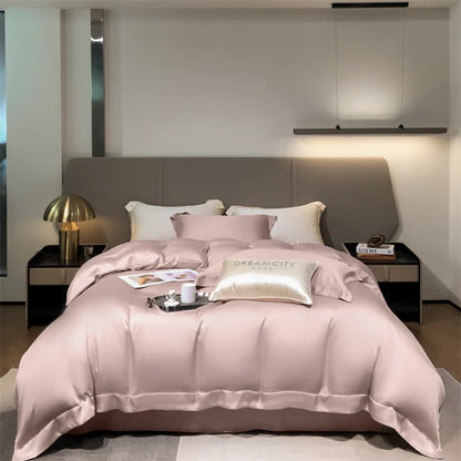 Dreamreal Pure Bamboo Bedding Set for Hotel Home Luxury Organic Bamboo Duvet Cover Fitted Bed Sheet Sets Pillowcase Cooling Soft