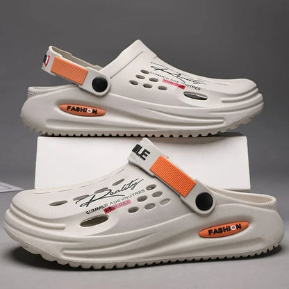 Men's Slippers,  EVA Hole Mens Mules, Non-Slip Slippers, thick Soft Platform Slide,  Comfortable Men's Sandals,  Summer Shoes