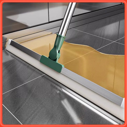 Silicone Broom, Wiper,  Squeegee Window WasheMultifunctional Household Home Floor,  Glass Scraper,  Hand-push Mirror Cleaning