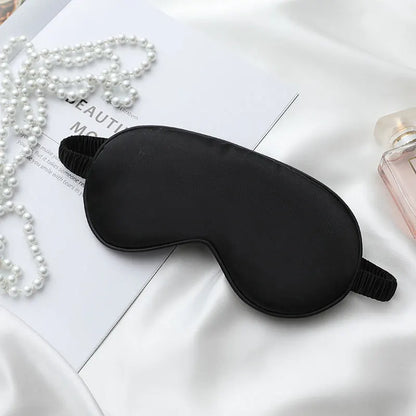 Double-Sided,  Silk,  Sleeping Eyeshade  for Light Blocking,  Breathable Travel,  Sleep Eye Mask  Shields,  Protective Safety Goggle Eye Wear.  Apricot and Light Coffee are the  least available, then golden, white, gray, foll