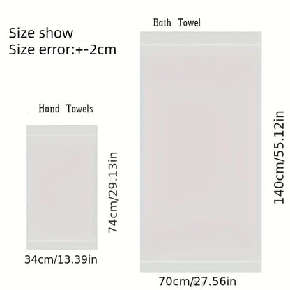 Set of 1/4/6 Bamboo Fiber Towels Sets.   Home Bath Towels for face, bath, Etc.Thick Absorbent Luxury Bathroom Towels.