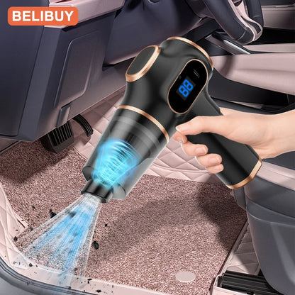 Wireless Vacuum Cleaner Dual Use for Home and Car High Power Home Appliance With display Screen Carpet Sofa Car Cleaner
