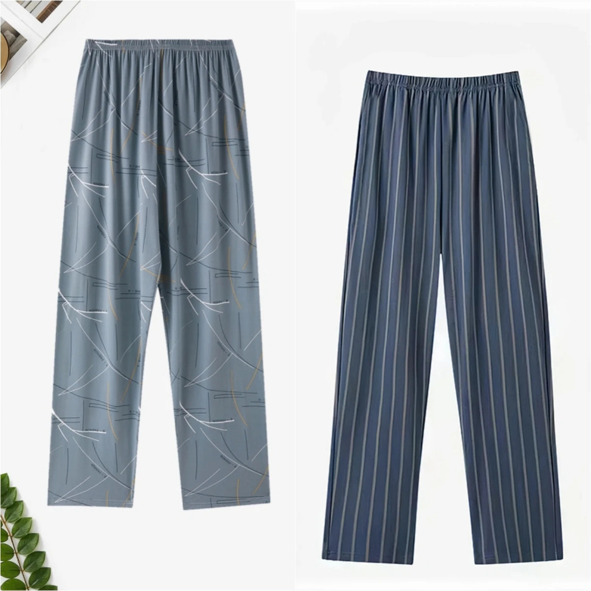 Mens Pajama Pants for Autumn and Winter, Spring & Fall. Can Be Worn Outside or  at Home