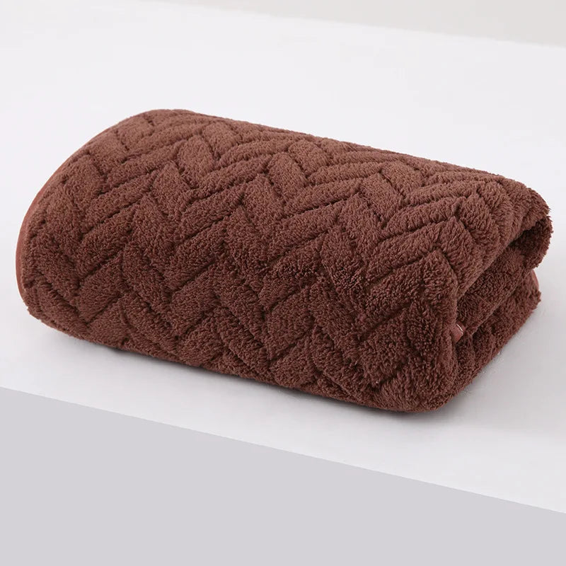 High quality thick velvet bath towels, soft and absorbent towels, sports beach towels for home and hotel use