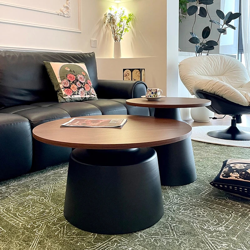 Luxury Simple Coffee Table Nordic Vintage Premium Aesthetic Side Table Creative Storage Table, Living Room Furniture