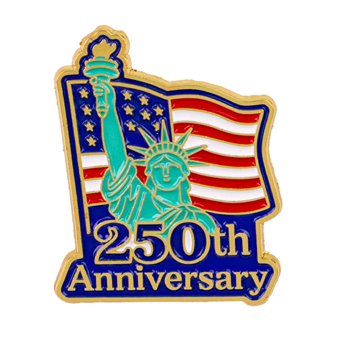 American Flag, Enamel Pin Brooch,  Lapel Pins, Badge for  Backpack,  Clothing,  Accessories Fashion Jewelry  for the 250th Anniversary Gift