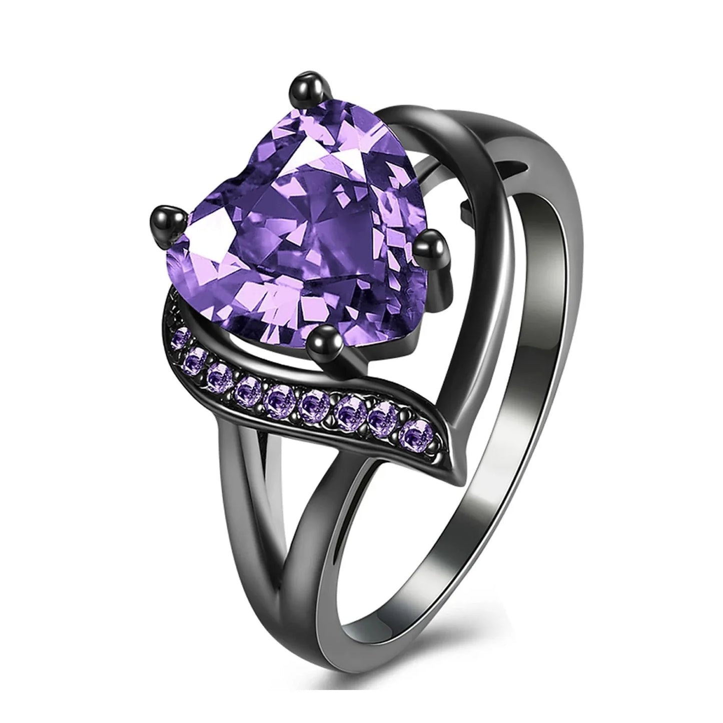 Fashion Couple Rings,  Romantic Womens Heart Rhinestone in color.and Zircon Ring.   Mens Stainless Steel Celtic Dragon Ring,  Wedding Jewelry or gifts