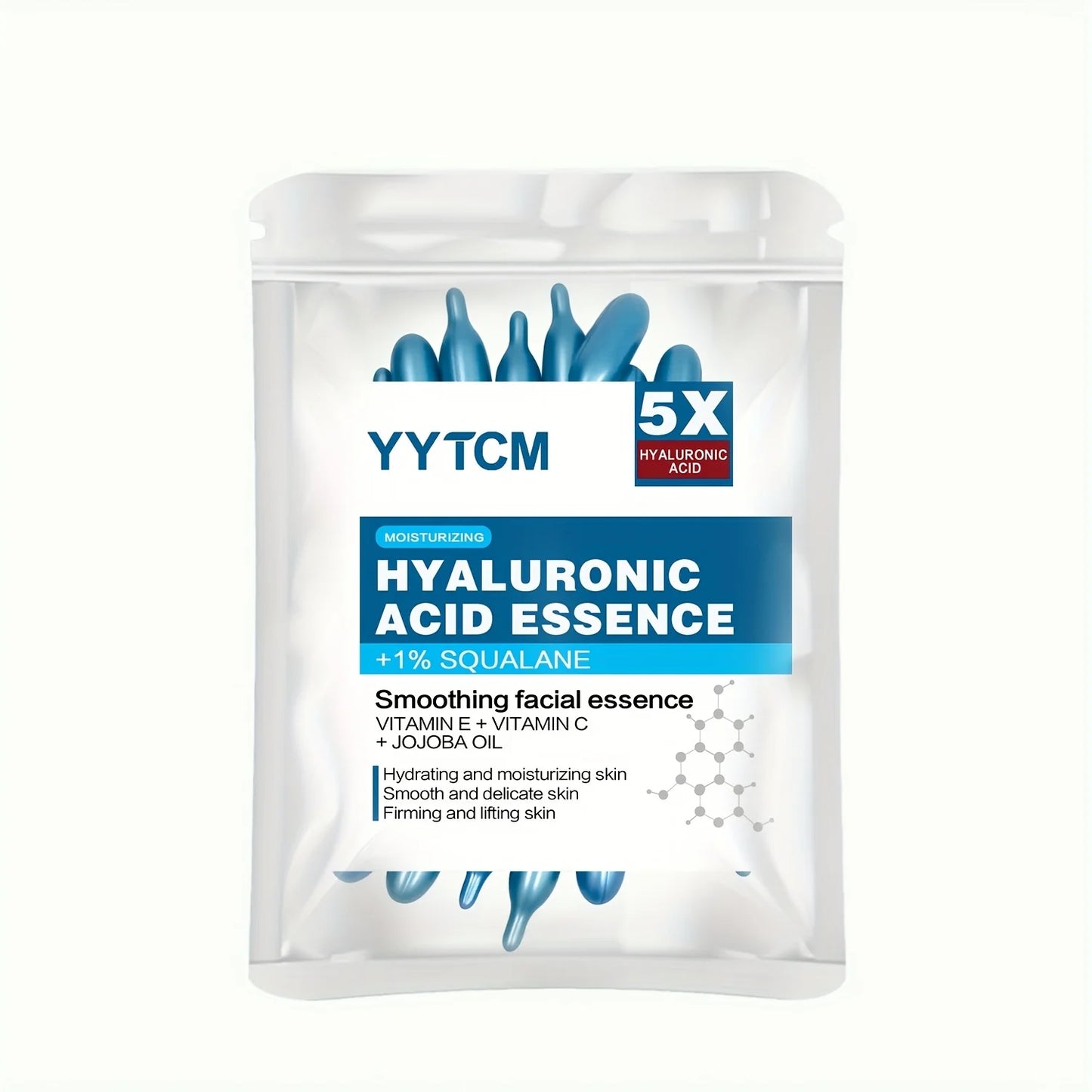 Hyaluronic acid for deep moisturizing capsule essence, deep moisturizing and brightening skin essence (0.4gx30 capsules)/bag -1 bag.  Beautiful skin for Special Occasions AND Everyday