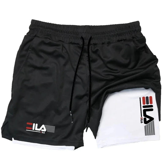 Men's Two-in-one Sports Shorts,  Breathable , Casual,  Quick-drying,  Double-layer Shorts for Summer,  Running Sportswear,Bottoms M-3XL. There are only 2 Colors/sizes you can order due to low stock.  the color goes by the UND