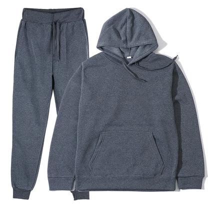 Men's Sports Sweat Suit  Fashion Tracksuit,  Womens  Hoodies + Pants,  Two Pieces Sets for  Running, Casual Sweatshirts Sweatpants Men's Clothing