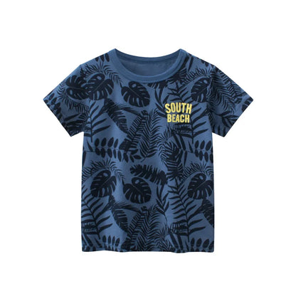 Children Short Sleeve T-shirts Version,  Kids Clothing,  Boy Baby Cotton Tees, 2-9 Years, Summer  Tops