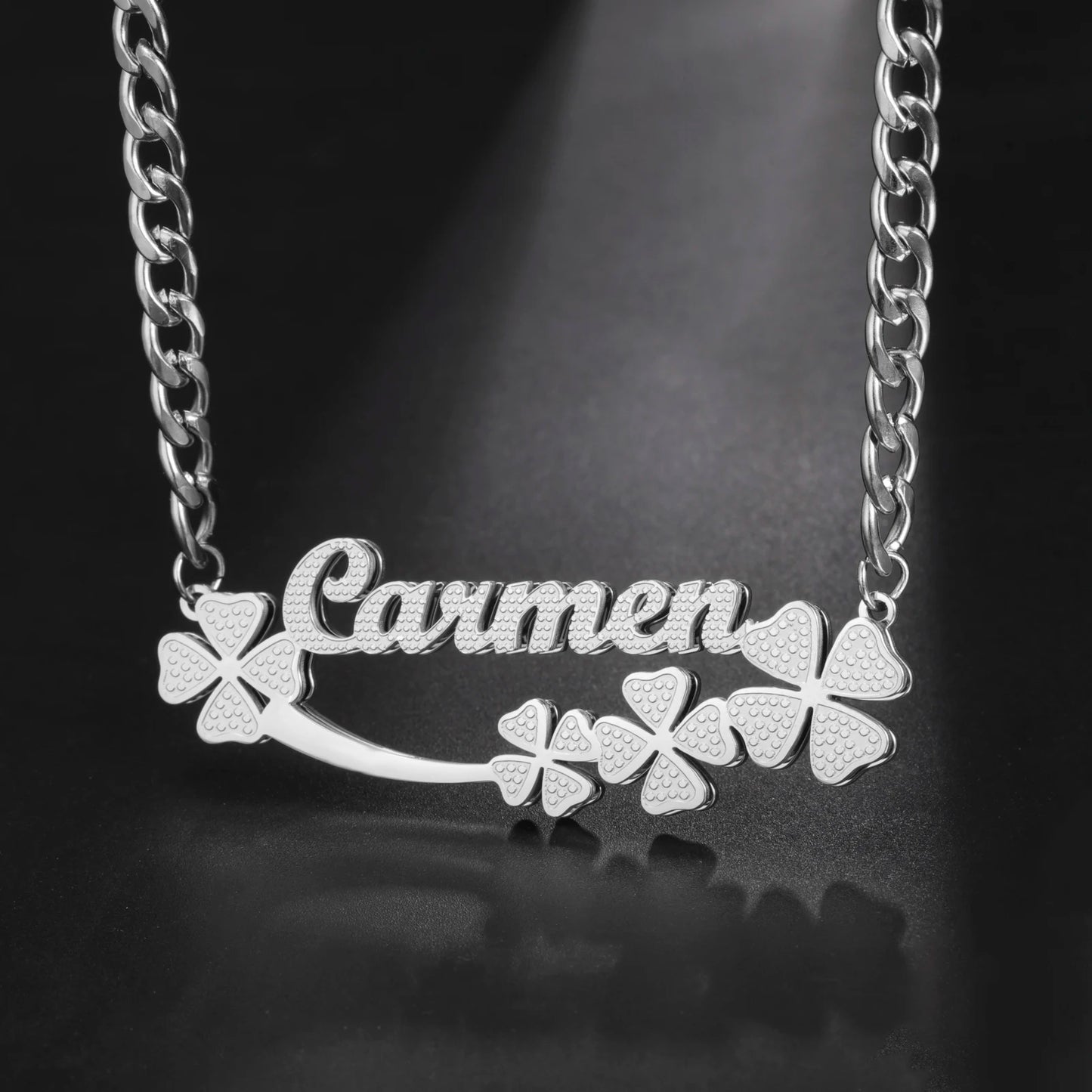 Sipuris Custom Name Necklace For Women Golden Choker Stainless Steel Personalized Corrosion Process Jewelry Wedding Gifts