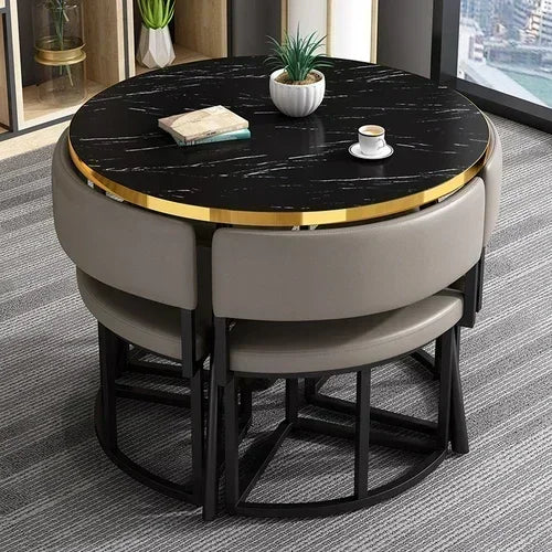 Dining Table,  Chairs, Set 4 Chairs, Center Floor Table, Round,   Luxury Office Table,   Home Furniture