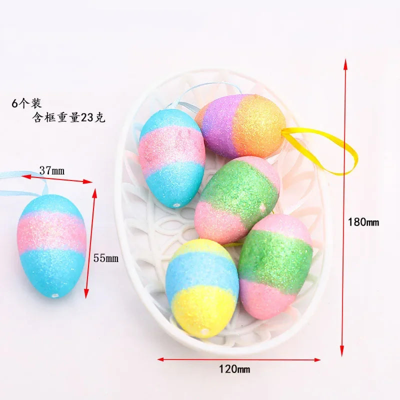 2025 Non-woven Fabric Easter Basket,  Kids Color Eggs Bucket, Welcome Spring Insect Butterfly Party, Happy Easter