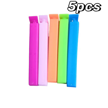 5-30pcs Colorful Sealing Clips.  Moisture-Proof,  Fresh-Keeping Snack Bag SealClamp s for any Bags (Reusable Kitchen Accessory)