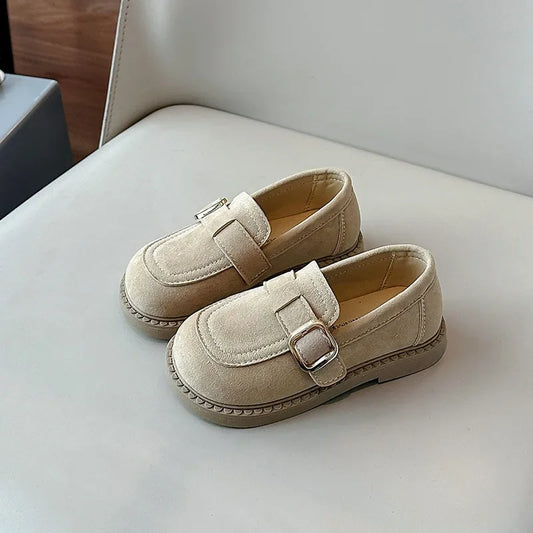 Girls Flats for Spring /Fall,  Shallow, Lazy Loafers. Comfortable, Soft,  Suede Sneaker, Casual School Shoes