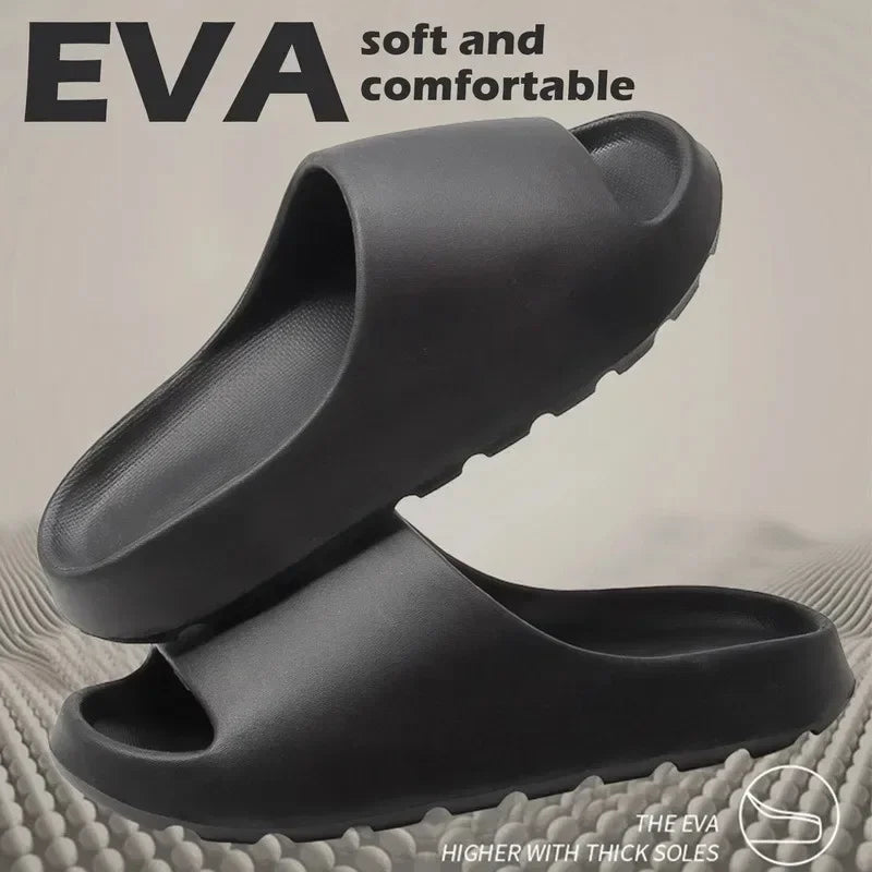 Coconut Slippers,  Cloud Thick-soled Sandals for  Summer Fashion.  Soft Bottom for Beach,  Mens Slippers / Women's Sandals, EVA Slides
