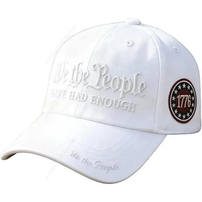 Vintage 250th Anniversary USA We The People Have Had Enough Baseball Cap for Men Women Adjustable Strapback