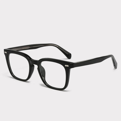 Transparent Square Men's Reading Glasses,  TR90 Large Frame,  Blocks  Harmful Blue Light, Myopia, Prescription Glasses For Women/MEN