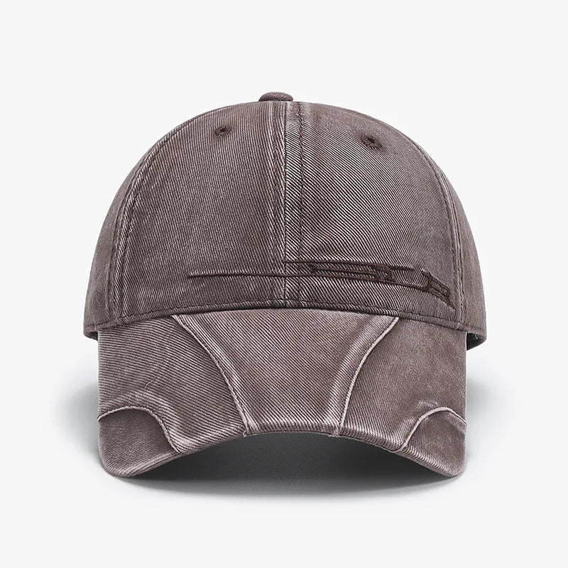 Trendy and cool personalized plain denim baseball cap, unisex, distressed washed sun hat, soft-top hat.  ONLY LT. BLUE is gone.  All others are good to GO.  My favorite solid color cap!!! Great Detail.
