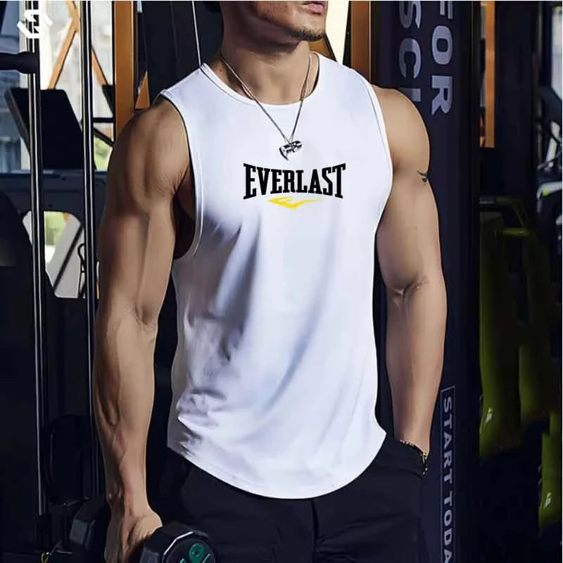 Summer Breathable Mesh Men's Vest  with Round Neck. Running Man, Daily Fashion,  Sleeveless Casual Tee Shirt All sizes available in all Five Colors.