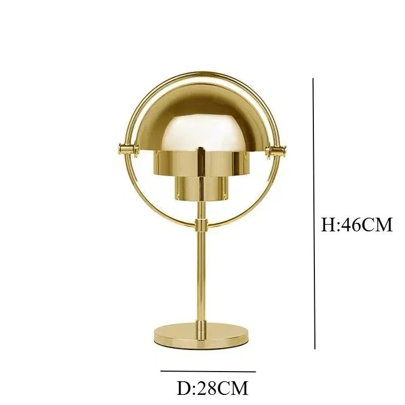 Modern Gubi Floor Lamps For Living Room, Home Decor Designer with Black Gold Metal Standing Lights