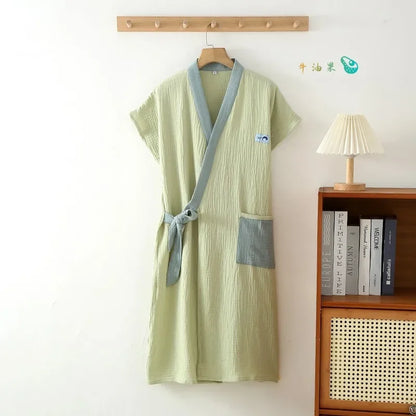 Multi Colors" Couples " Bath Robes.  Wearable Sleeveless Womens/Mens Cardigan Croosover style.