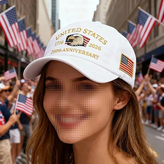 2026 New 250th Anniversary Hat USA Patriotic Baseball Caps.   Eagle Embroidered Baseball Hats for Men Women 250 Year Anniversary