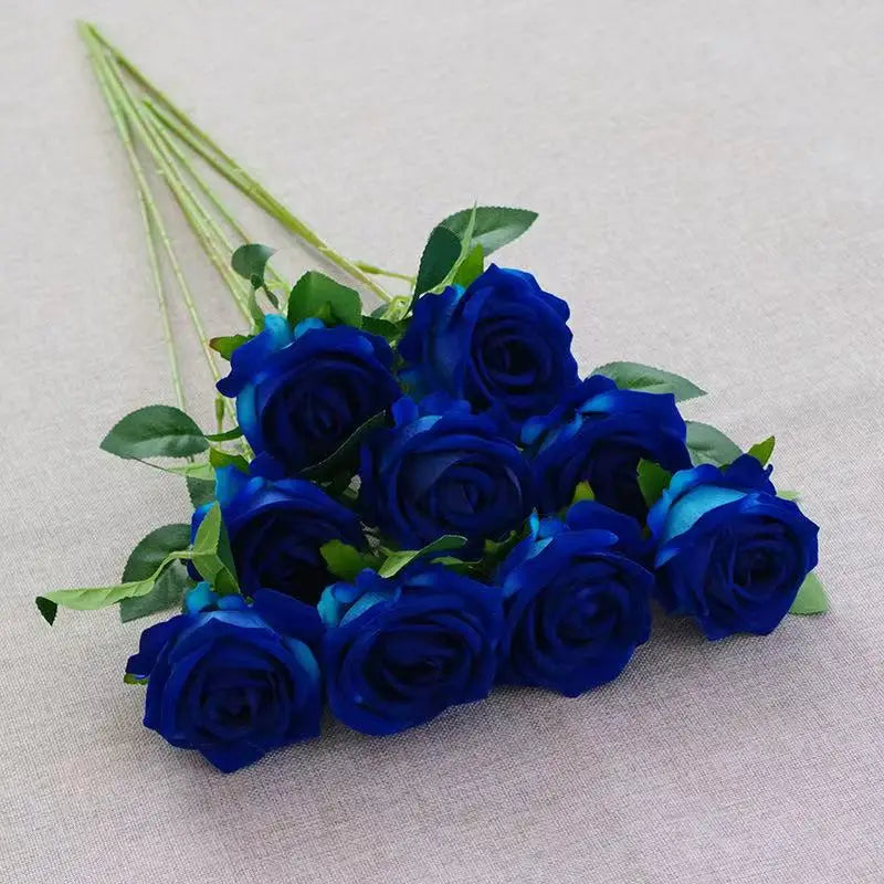 1/5/10/20pcs Roses Artificial Flowers Rose Flower Branch Artificial Red Roses Realistic Fake Rose for ANY SPECIAL OCCASION including PATRIOTIC, Home Decor