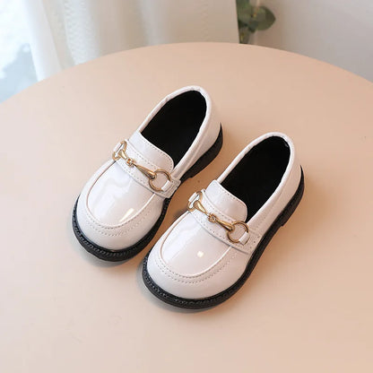 Girls  Shoe Fashion Flats for Children.   Casual Kids Shoes  Comfortable PU Leather Shoes.  Boys /Girls / Kids  Candy Loafers Flat Shoe여아 구두