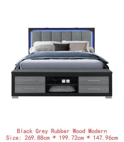 5-Piece Natural White King Bedroom Set