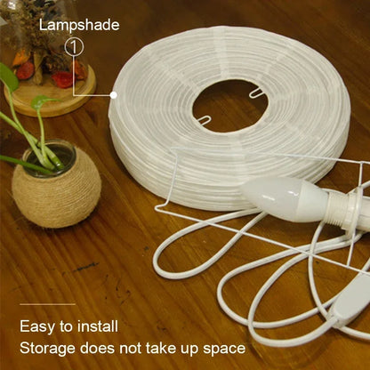 Japanese Lantern Led Table Lamp,  Living Room,  Bedroom Bedside.  Rice Paper Light.