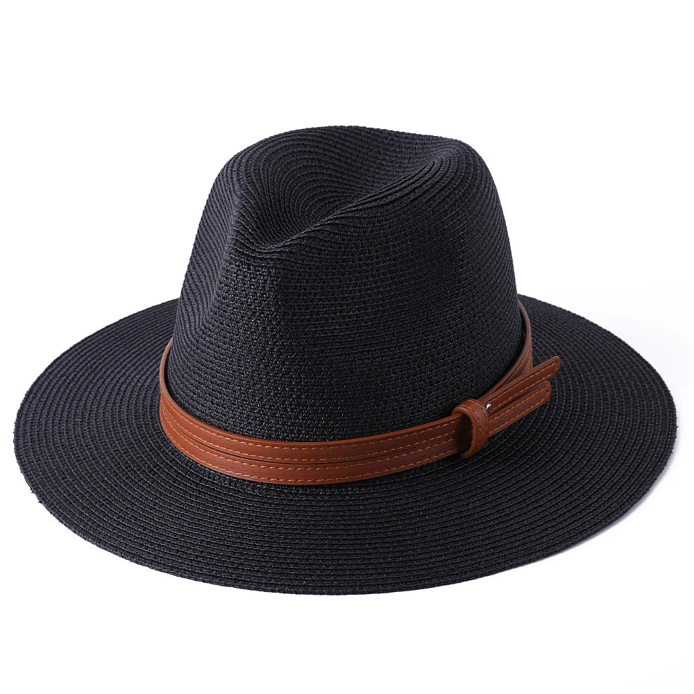 Large Size 56-58 59-60cm New Natural Panama Straw Hat Summer Men /Women Wide Brim UV Protection Fedora Sun Hat. There are 4 color /sizesthat are all gone.  Everything else is good. Great hat.  Id better find out what size I t