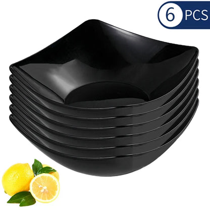 2/4/6pcs Nordic creative style special-shaped four-legged bowl,  suitable for serving.