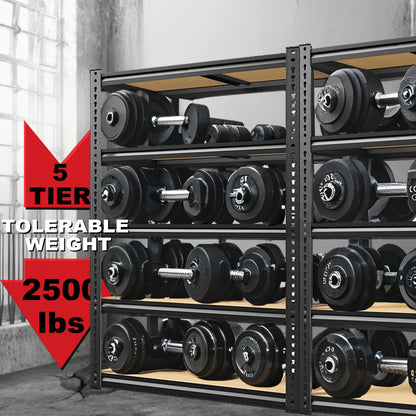 72"/60"H  Shelving, 2000 LB> Capacity, Heavy Duty and Adjustable Storage