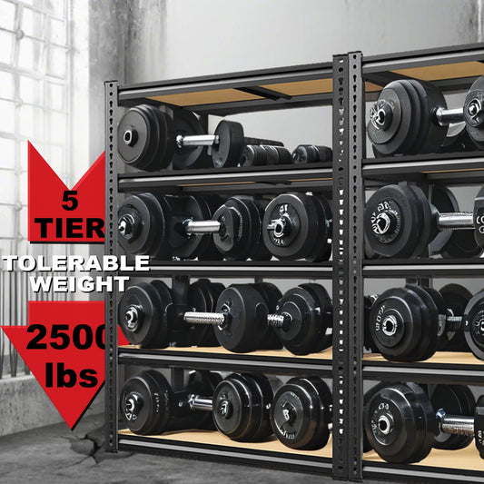 72"/60"H  Shelving, 2000 LB> Capacity, Heavy Duty and Adjustable Storage