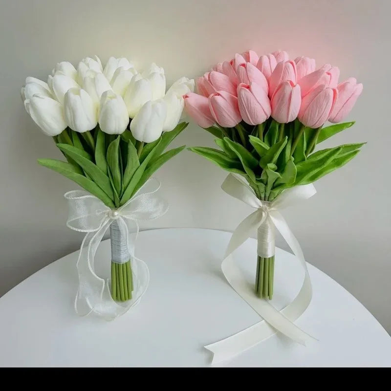 1/3/5PCS Tulips,  Artificial but  Real Touch Flowers.   Tulip Bouquet Decor. Reuseable Tulips  for Home, Easter and Special Days