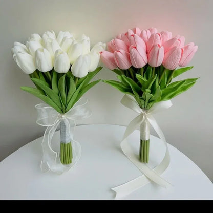1/3/5PCS Tulips,  Artificial but  Real Touch Flowers.   Tulip Bouquet Decor. Reuseable Tulips  for Home, Easter and Special Days