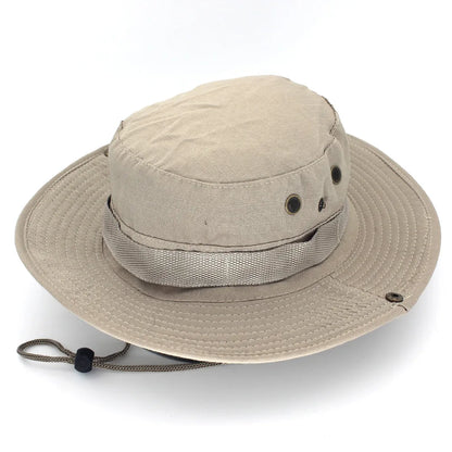 Camouflage or solid Tactical Cap, Bucket Hat/ Caps also in  Camo for adults or older teens.   Outdoor Protection in the sun.
