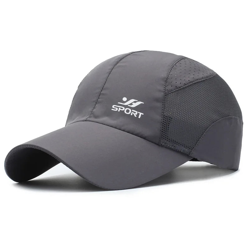 Stay Protected in Style: UV Protection Baseball Cap with Quick-Drying Soft Top, Breathable Strapback for OUTDOORS.  BLACK is ONLY available color.