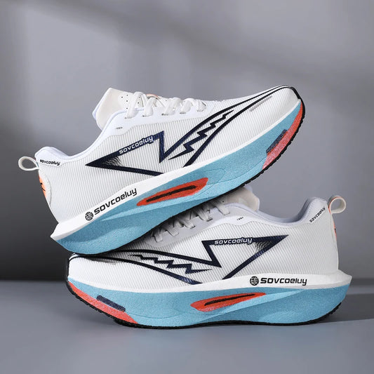 New Four-Seasons,  Versatile,  Non-Slip,  Shock-Absorbing Technology,  Carbon Plate Sports,  Casual Shoes Running , Fitness  Unisex.  Great availability except for WHITE with BLUE Sole, sizes 44 and 4.  These 2 sizes with WHI
