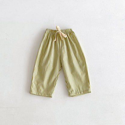 (406 Summer Thin Loose Casual Kids Harem Pants(4-6 yrs) Toddlers, Boys /Girls Long Pant