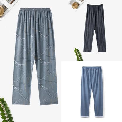 Pajama Pants.  Men's Summer wear.  Thin  and Loose in Large Size Trousers.  Home Pants