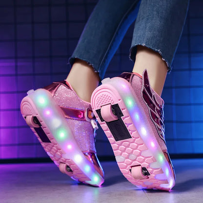 Sneakers,  Roller Shoes,  Outdoor Skates,  Dual-Use Children /Girls/ Boys/ Adult Men/ Women, Unisex Roller Skates