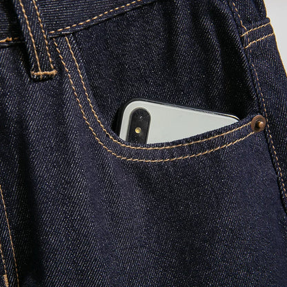 Loose, Wide Leg American Style Denim Jeans  for Womens/Girls High Waist,  Straight Leg Pants.   Comfortable,  Casual Spring Fashion PLUSE Sizes