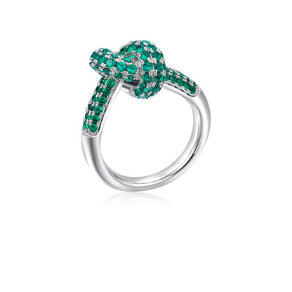 Colored Zircon  Intersection Ring, Classic  Design Style, Stainless Steel,  Waterproof,   Anti Fading.   LADIES Unique Jewelry Gift, and GREAT MOTHERS DAY Gift