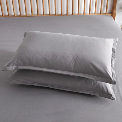 3pcs Cotton Fitted Bed Sheet Set (1 Fitted Sheet + 2 Pillowcases) Breathable.  Soft,   Mattress Cover with Pillow Covers